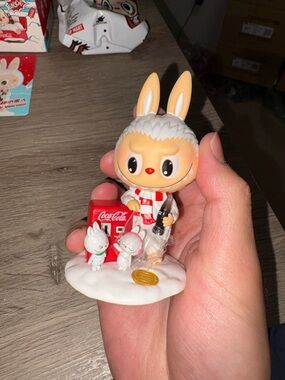 AUTHENTIC Pop Mart Labubu The Monsters Coca-Cola Series Little Snowman Figure